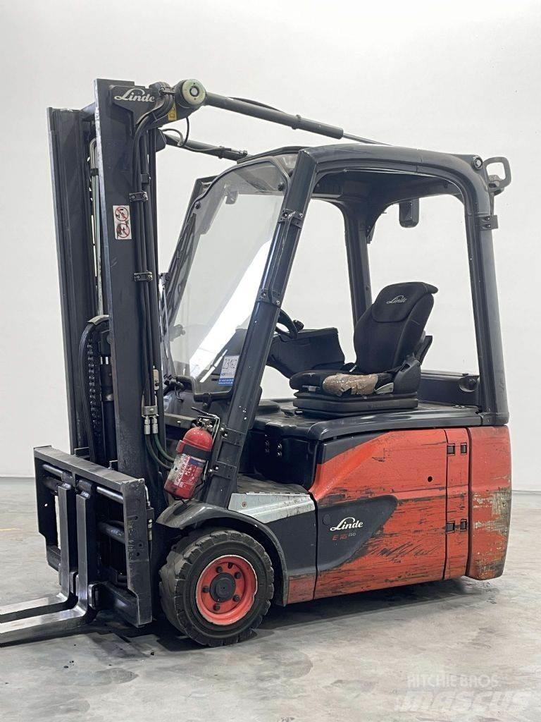 Linde E16-02-386 전동 지게차