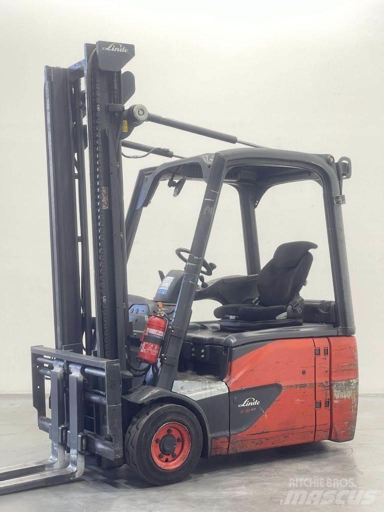 Linde E16-02-386 전동 지게차