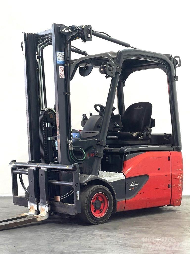 Linde E16-386-EVO 전동 지게차