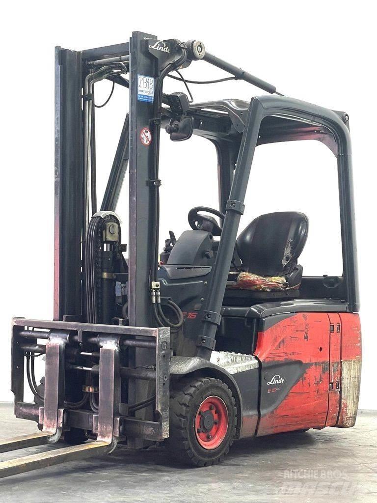 Linde E16-386-EVO 전동 지게차