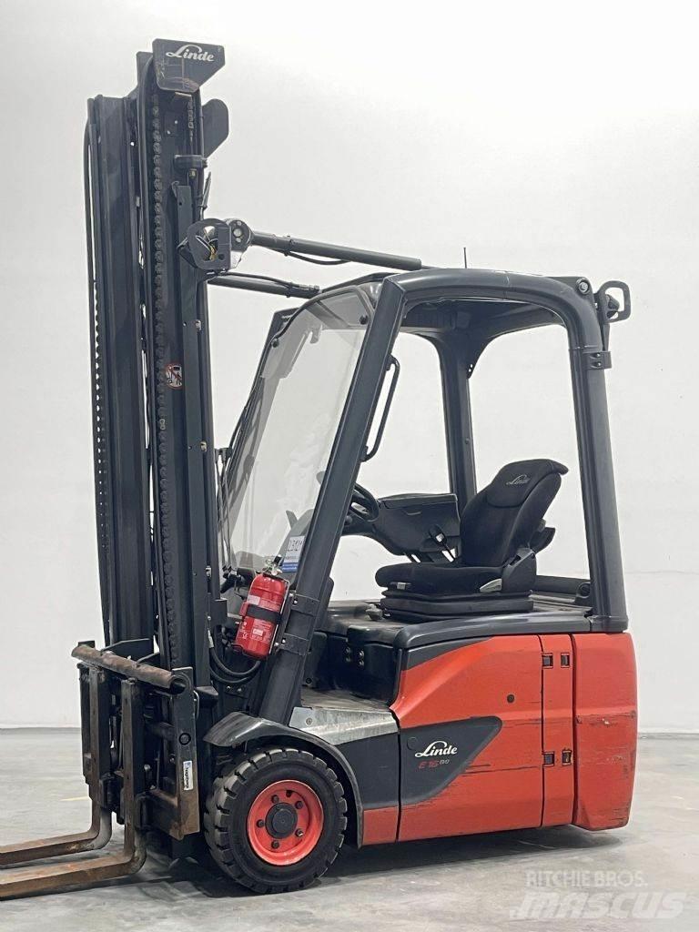 Linde E16C-02-386 전동 지게차