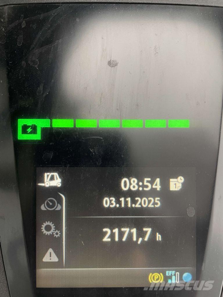 Linde E16C-02-386 전동 지게차