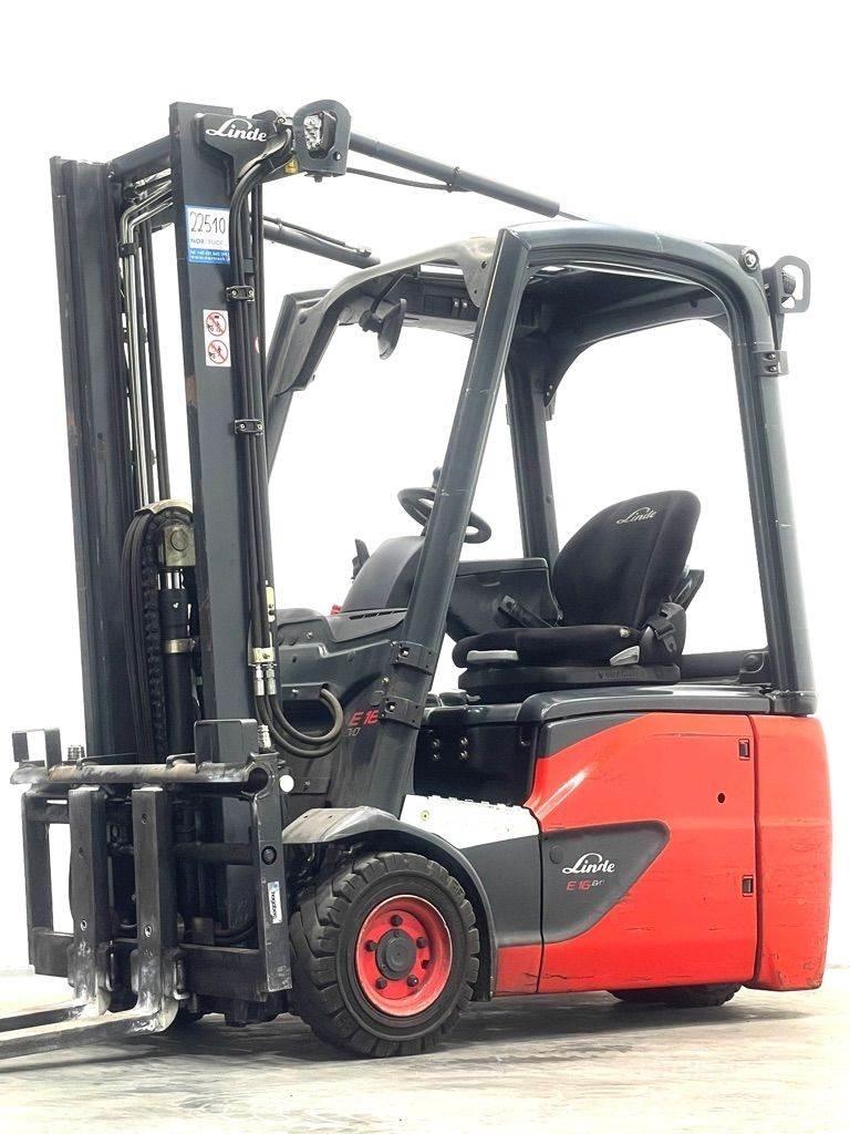 Linde E16C-386-EVO 전동 지게차