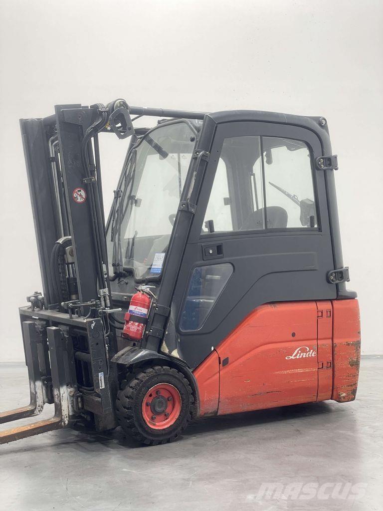 Linde E16L-01-386 전동 지게차