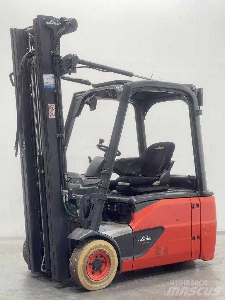 Linde E16L-02-386 전동 지게차