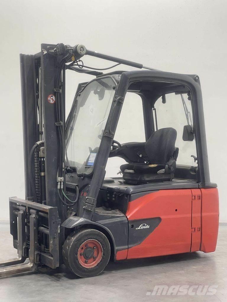 Linde E16L-02-386 전동 지게차