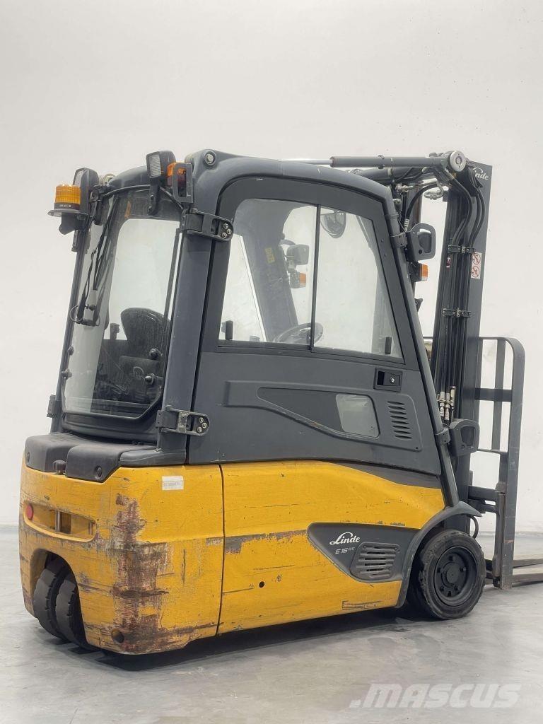 Linde E16L-02-386 전동 지게차