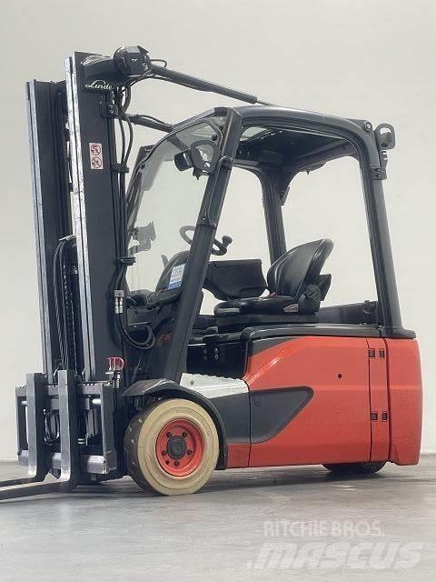 Linde E16L-386-02 EVO 전동 지게차