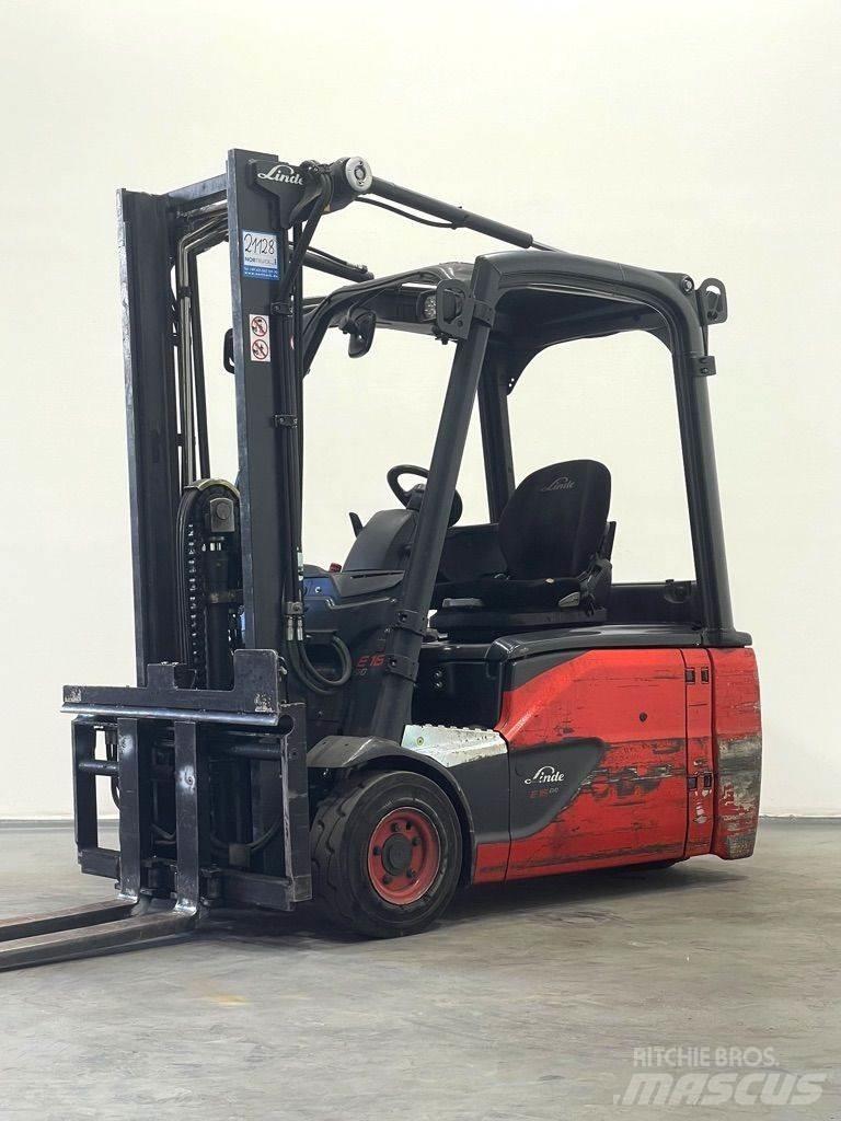 Linde E16L-386-EVO 전동 지게차