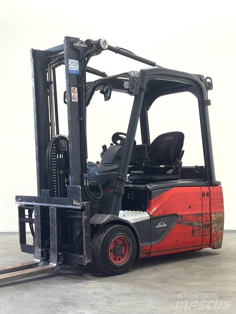 Linde E16L-386-EVO 전동 지게차