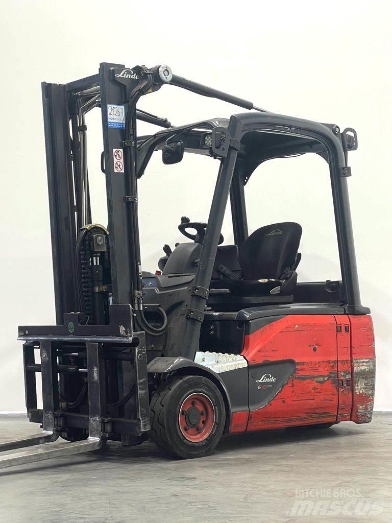 Linde E16L-386-EVO 전동 지게차