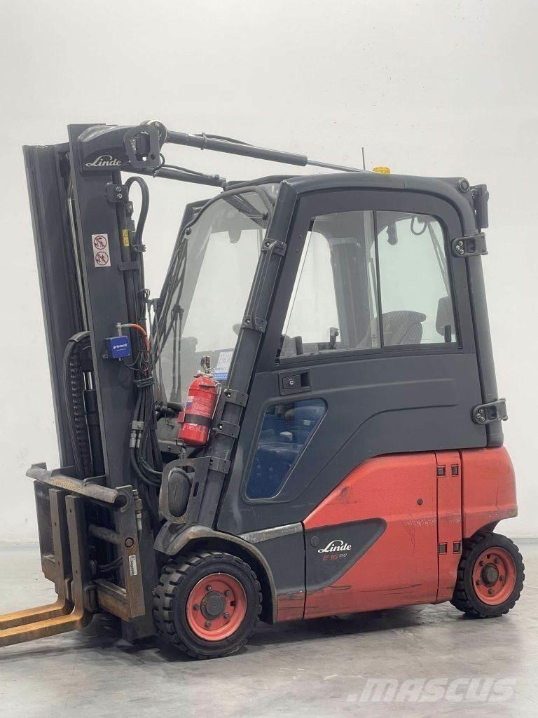 Linde E16P-02-386 전동 지게차