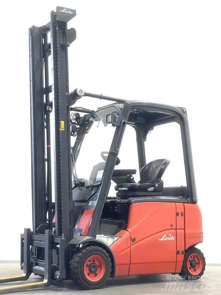 Linde E16PH-01 전동 지게차