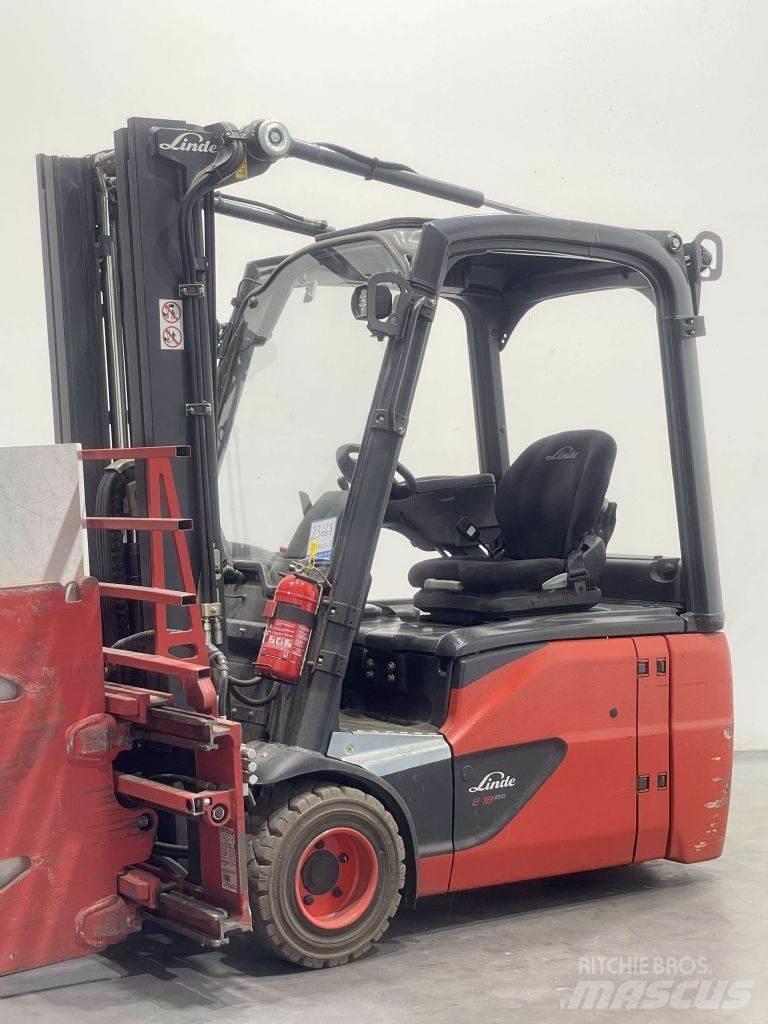 Linde E18-02-386 전동 지게차