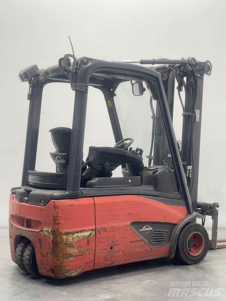 Linde E18L-02-386 전동 지게차