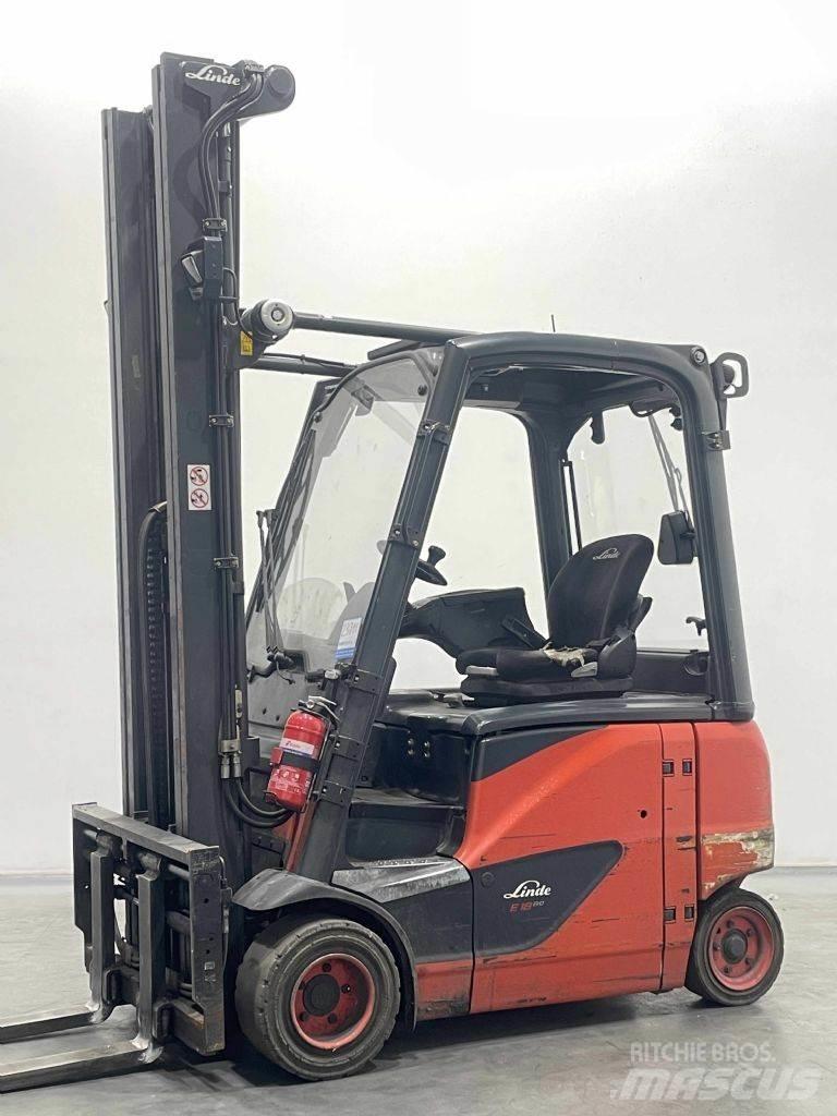 Linde E18PH-386 전동 지게차