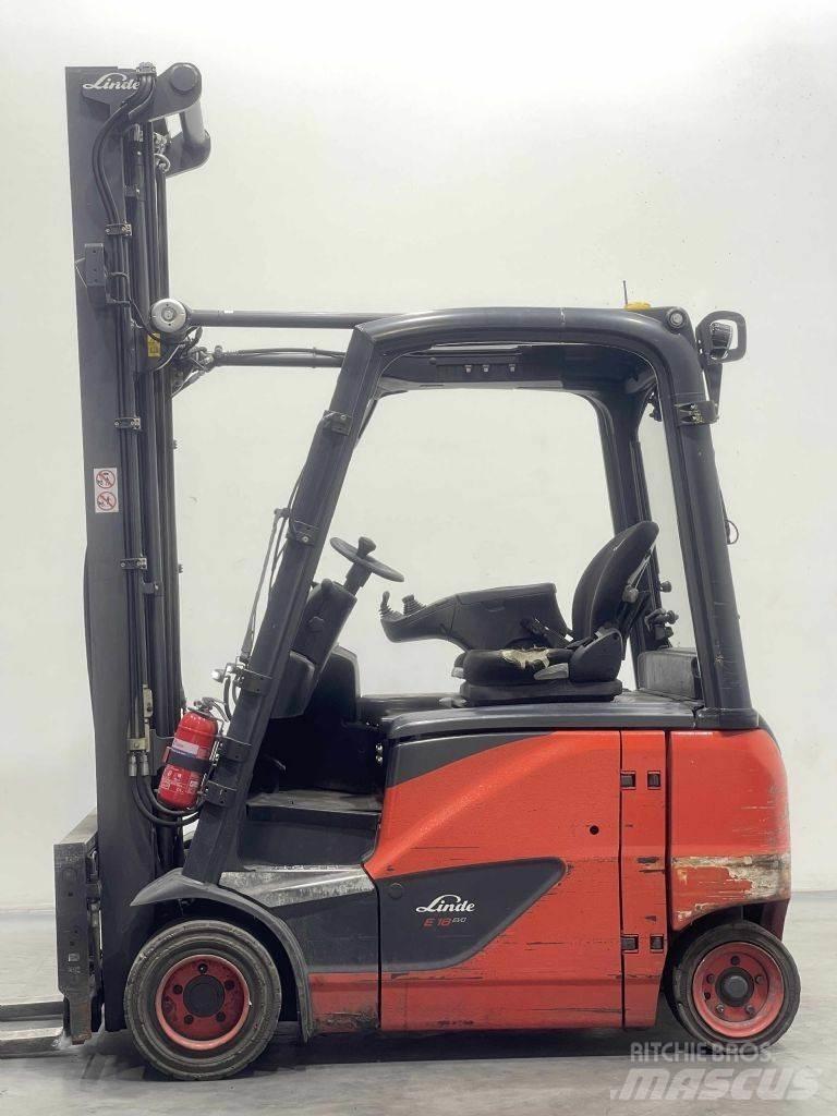 Linde E18PH-386 전동 지게차