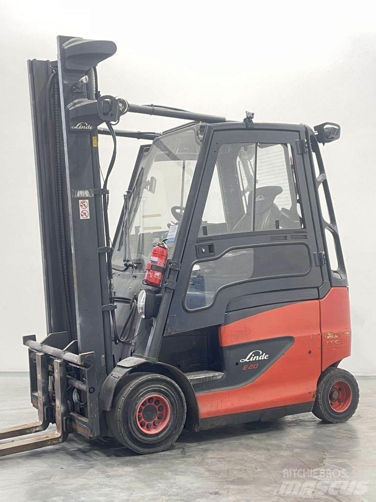 Linde E20-01/600-387 전동 지게차