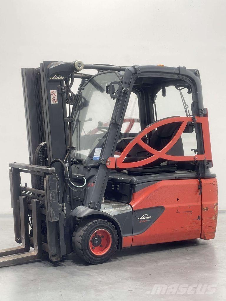 Linde E20L-02-386 전동 지게차