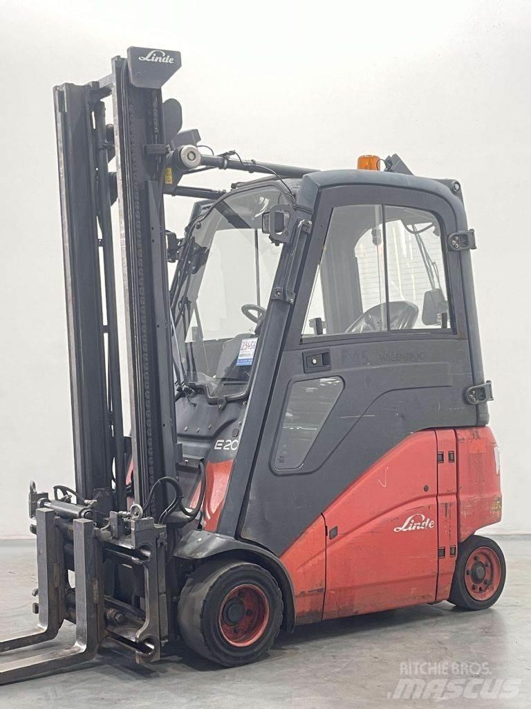 Linde E20PH-01-386 전동 지게차