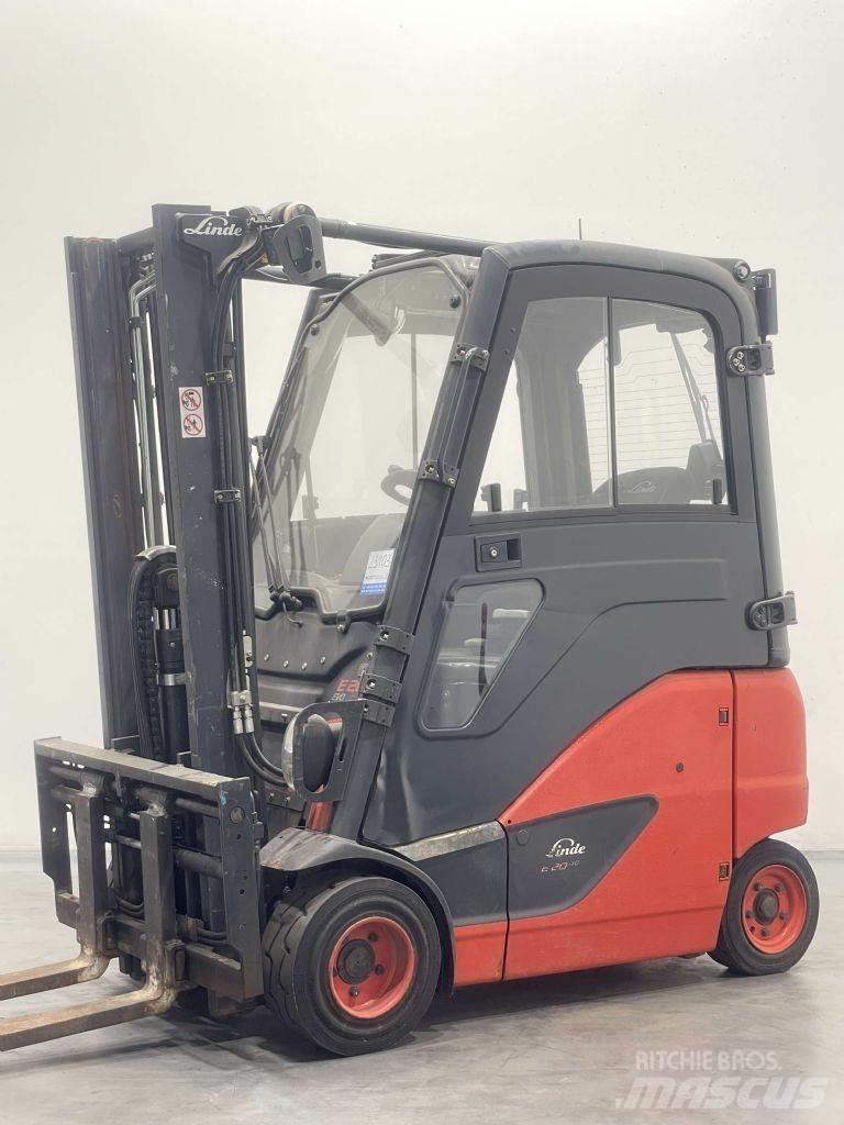 Linde E20PH-02-386 전동 지게차