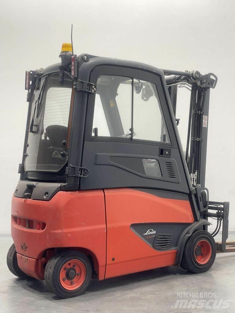 Linde E20PH-02-386 전동 지게차