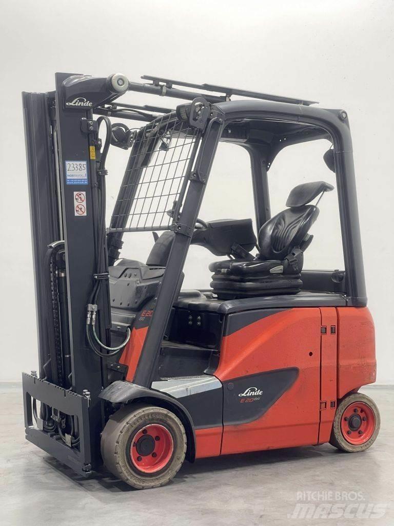 Linde E20PH-02-386 전동 지게차