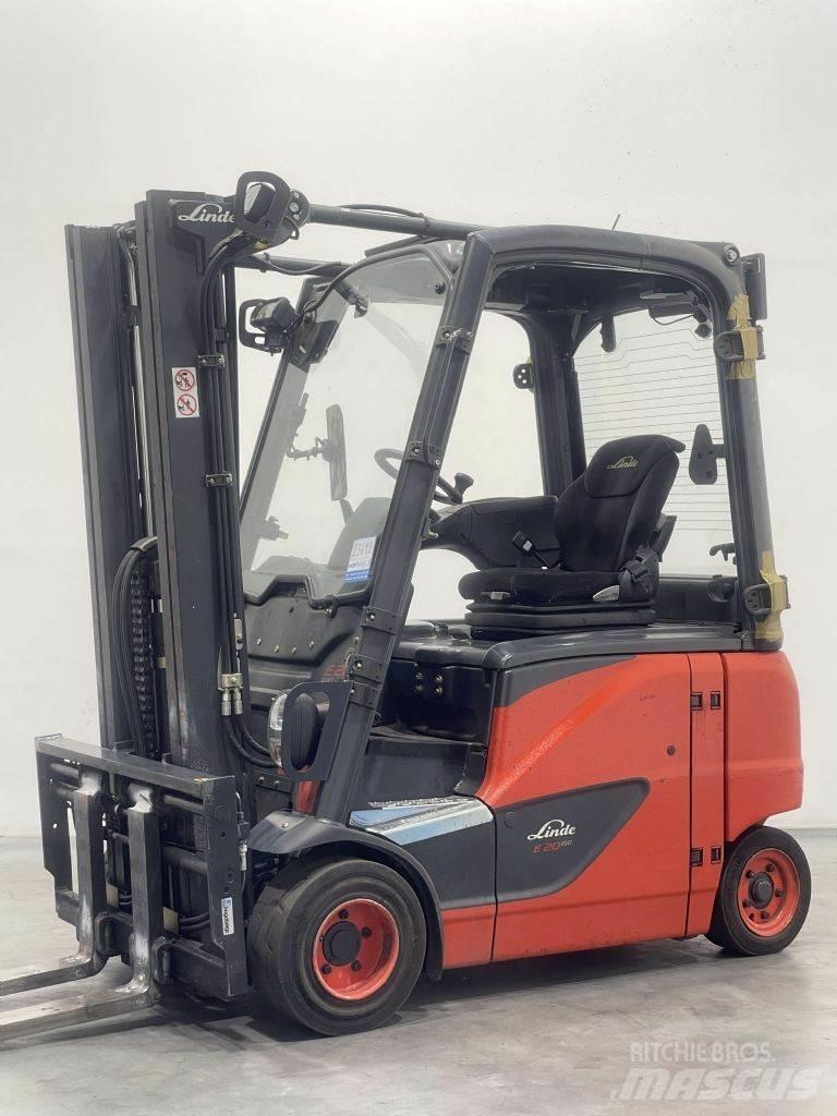 Linde E20PH-02-386 전동 지게차