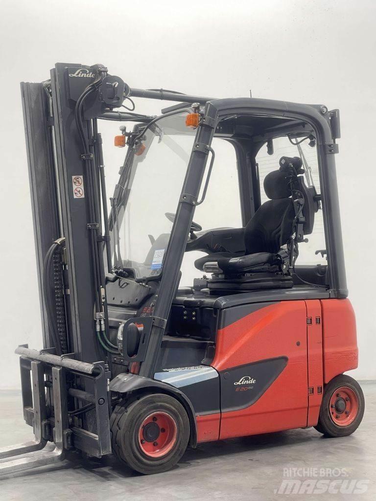 Linde E20PH-02-386 전동 지게차