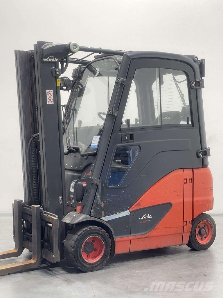 Linde E20PH-02-386 전동 지게차