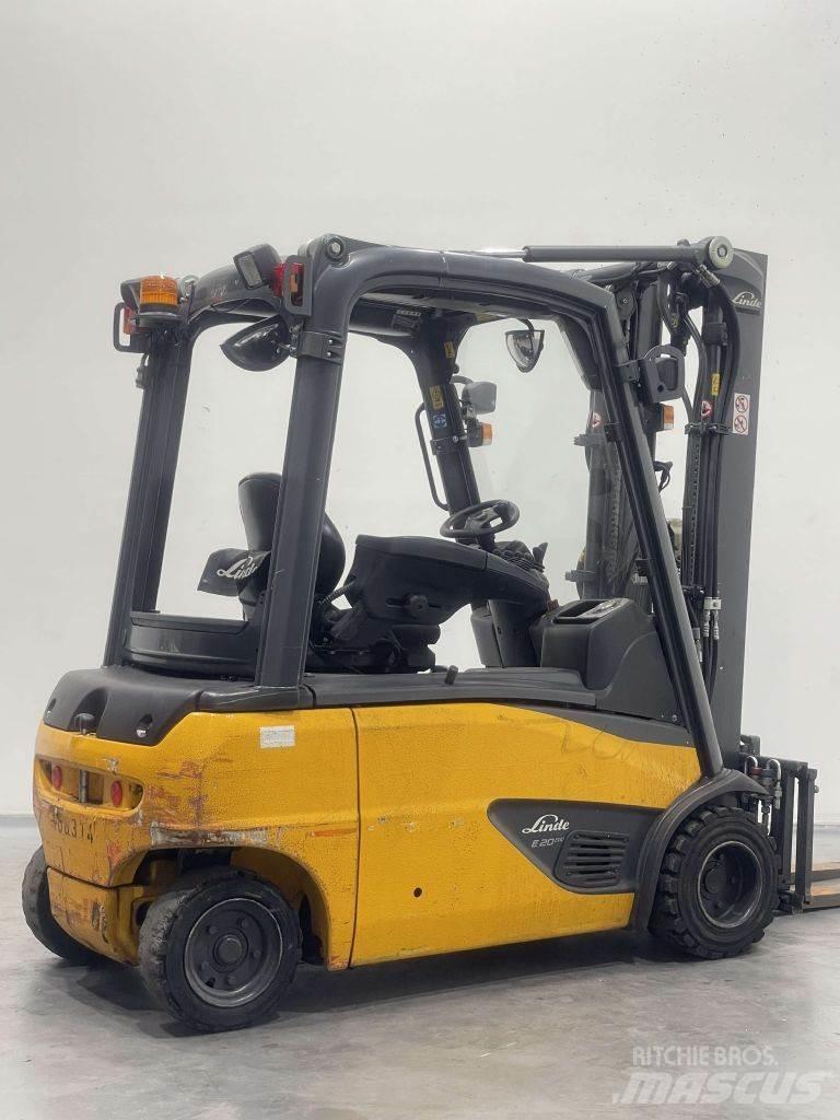 Linde E20PL-02-386 전동 지게차