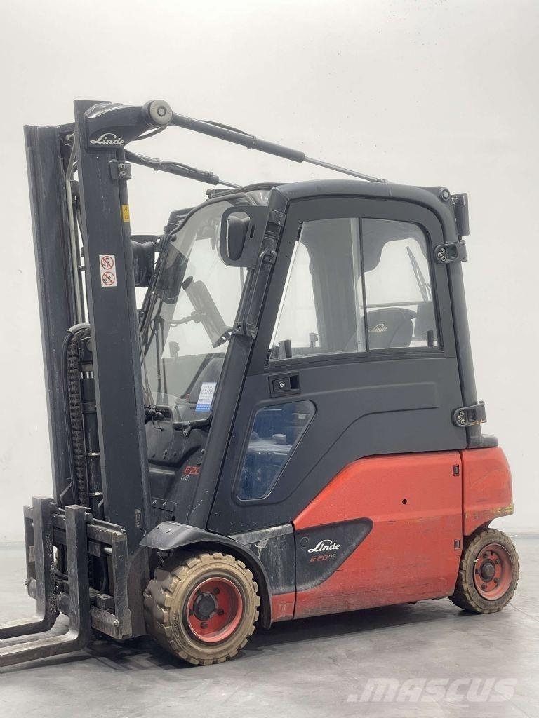 Linde E20PL-02-386 전동 지게차