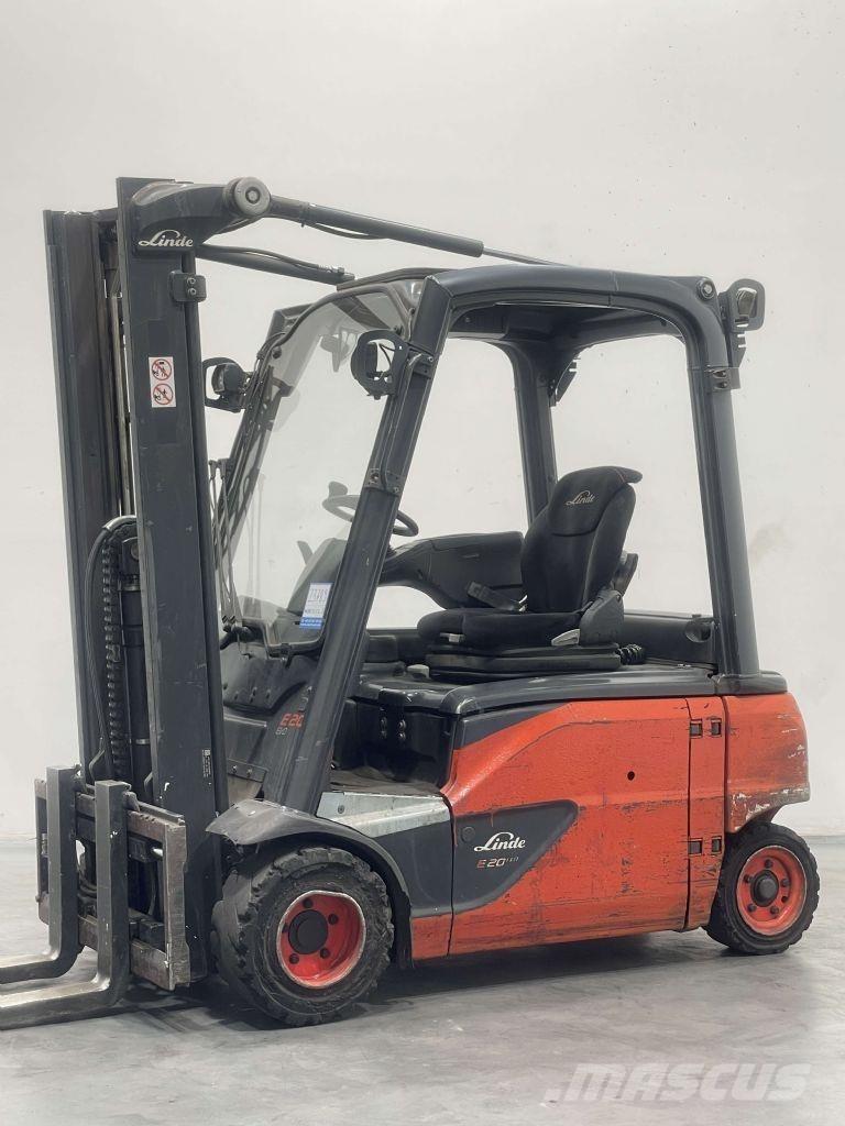 Linde E20PL-02-386 전동 지게차