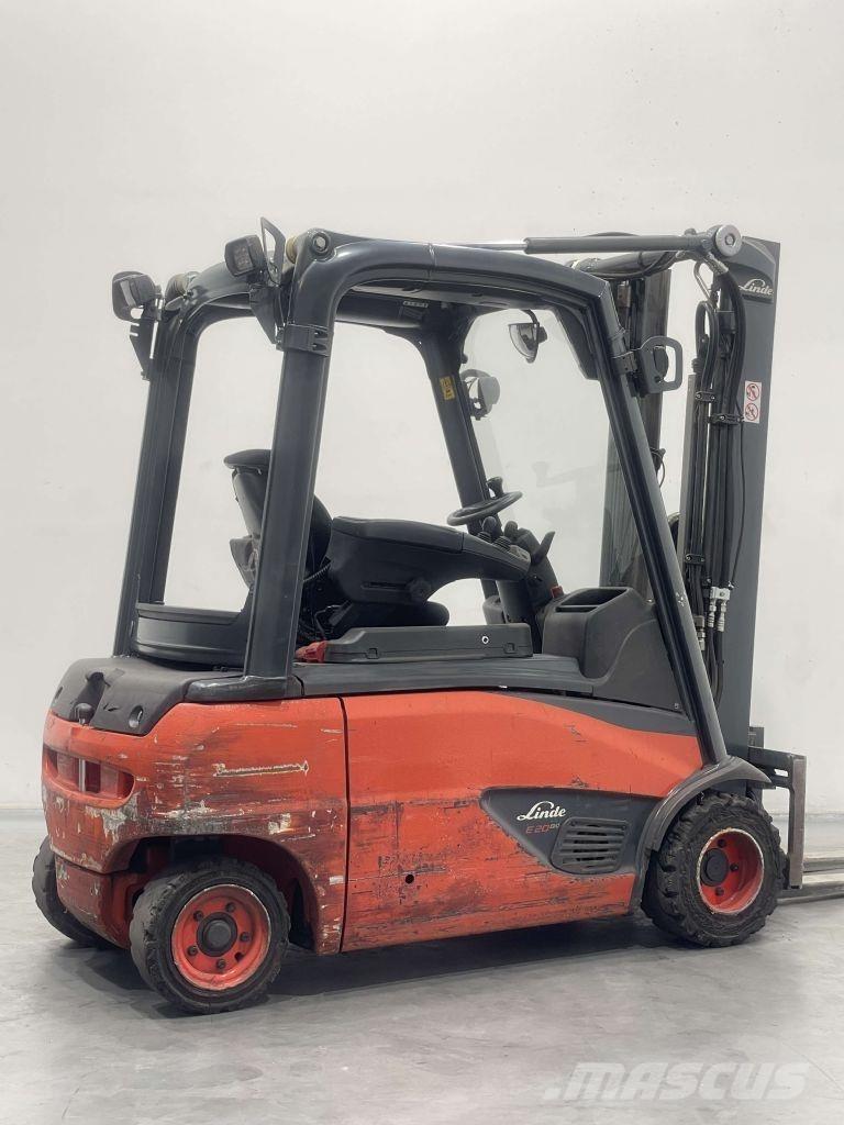 Linde E20PL-02-386 전동 지게차