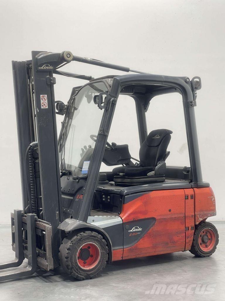 Linde E20PL-02-386 전동 지게차