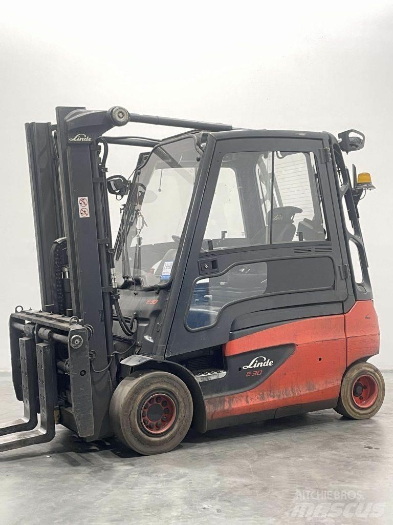 Linde E30L-01-387 전동 지게차