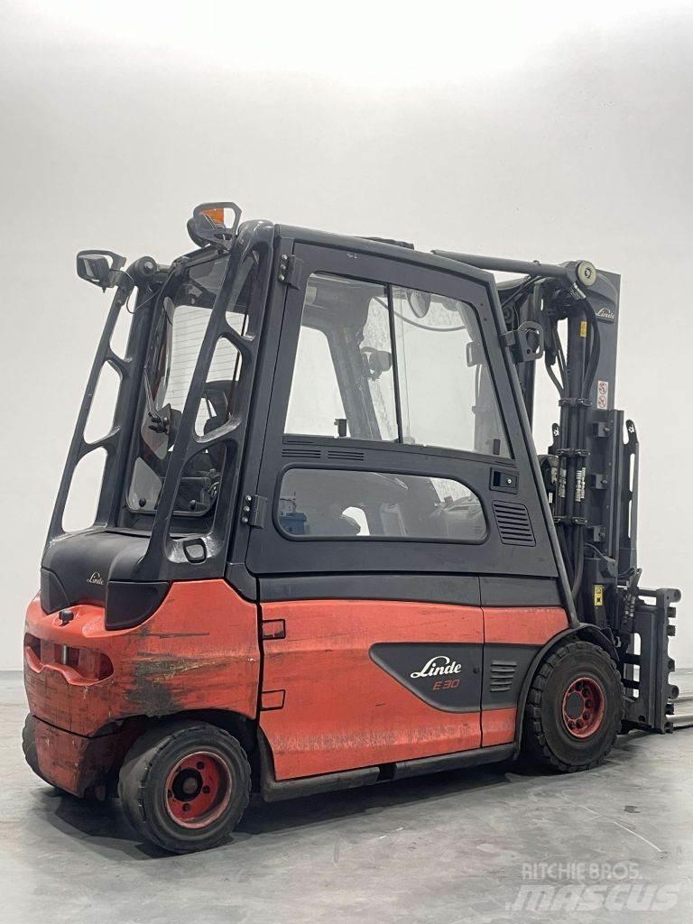 Linde E30L-01-387 전동 지게차