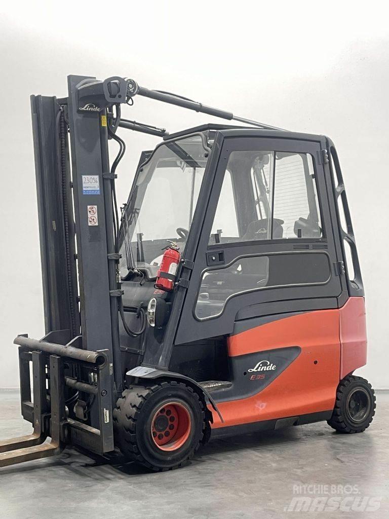 Linde E35HL-01-387 전동 지게차