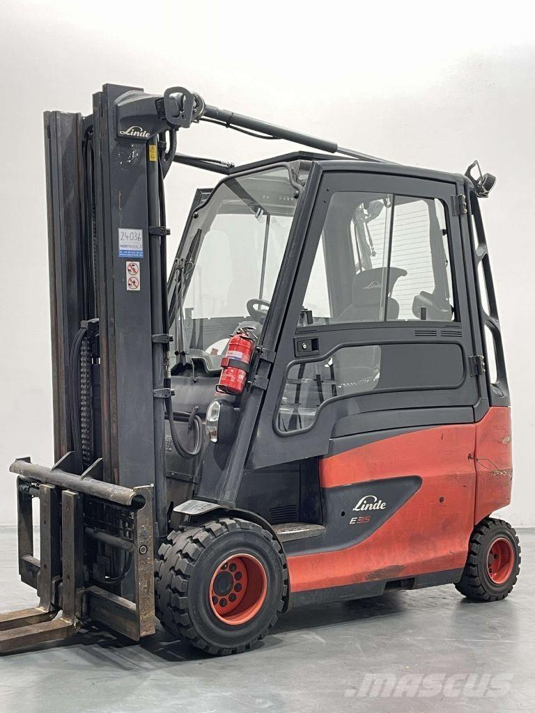 Linde E35HL-01-387 전동 지게차