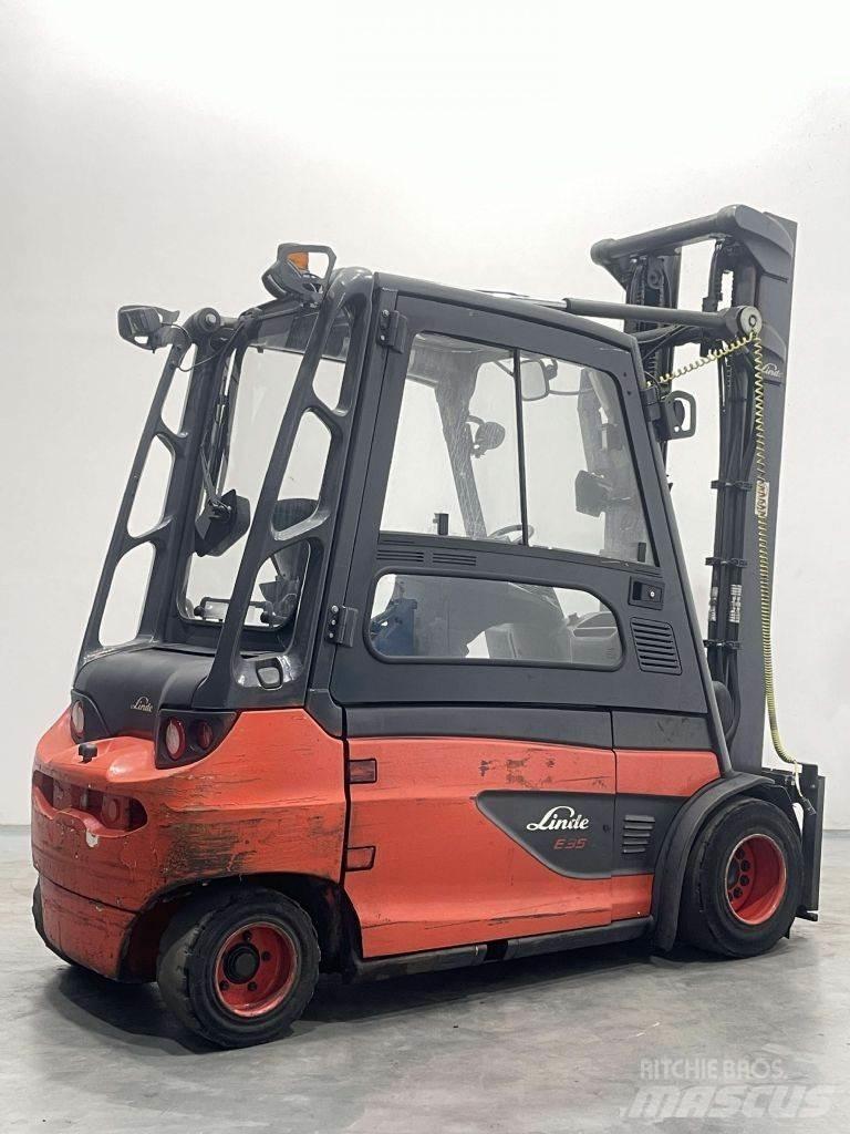 Linde E35L-01-387 전동 지게차