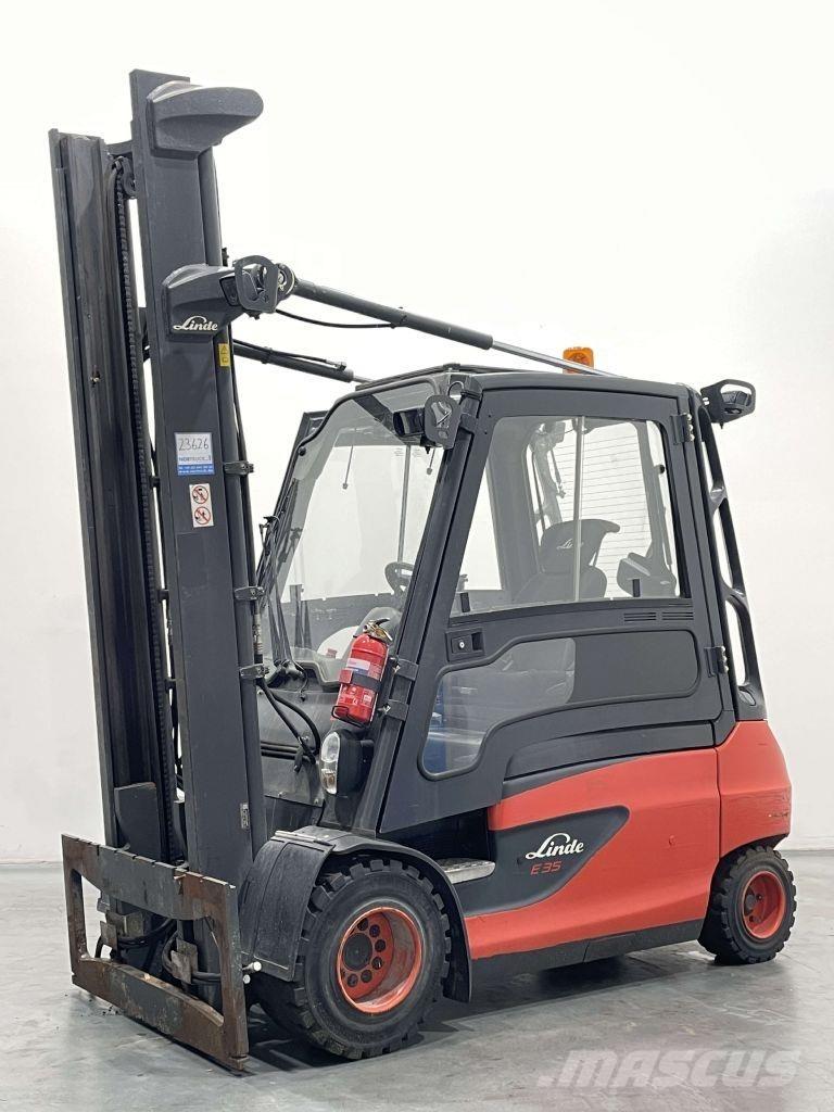 Linde E35L-01-387 전동 지게차