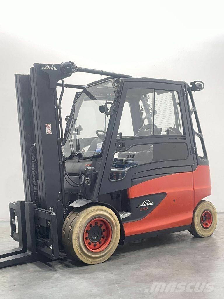 Linde E50HL-01-388 전동 지게차