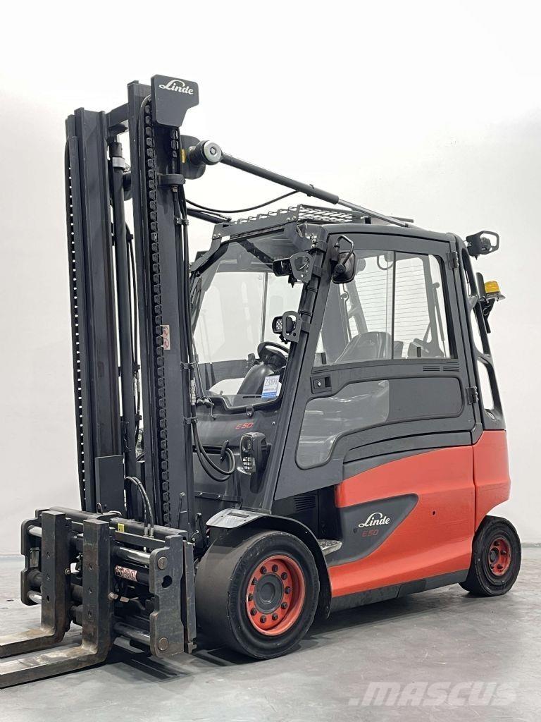 Linde E50HL-01-388 전동 지게차