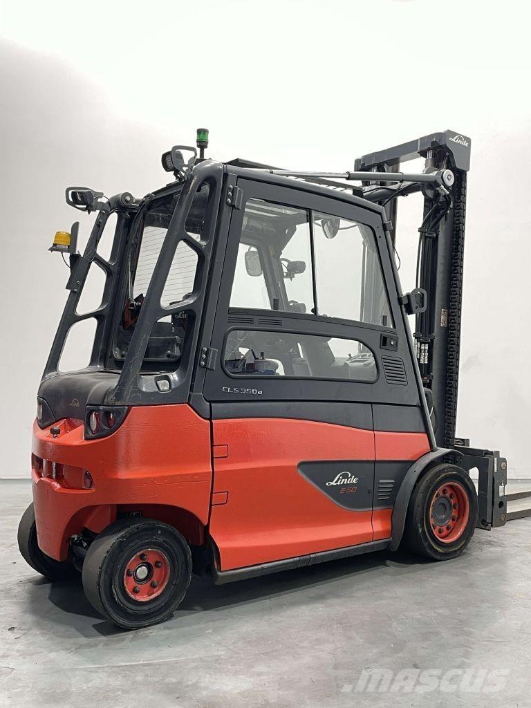 Linde E50HL-01-388 전동 지게차