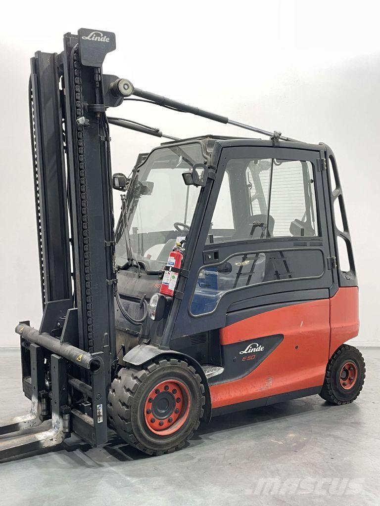 Linde E50HL-01-388 전동 지게차
