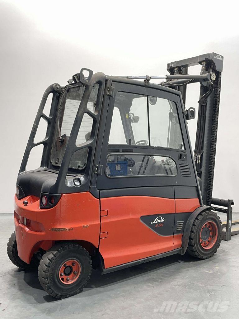 Linde E50HL-01-388 전동 지게차