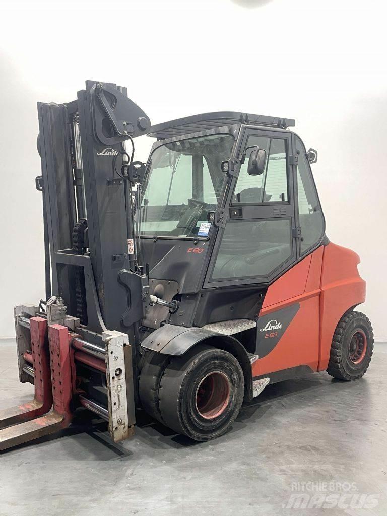 Linde E80-01/900-1279 전동 지게차