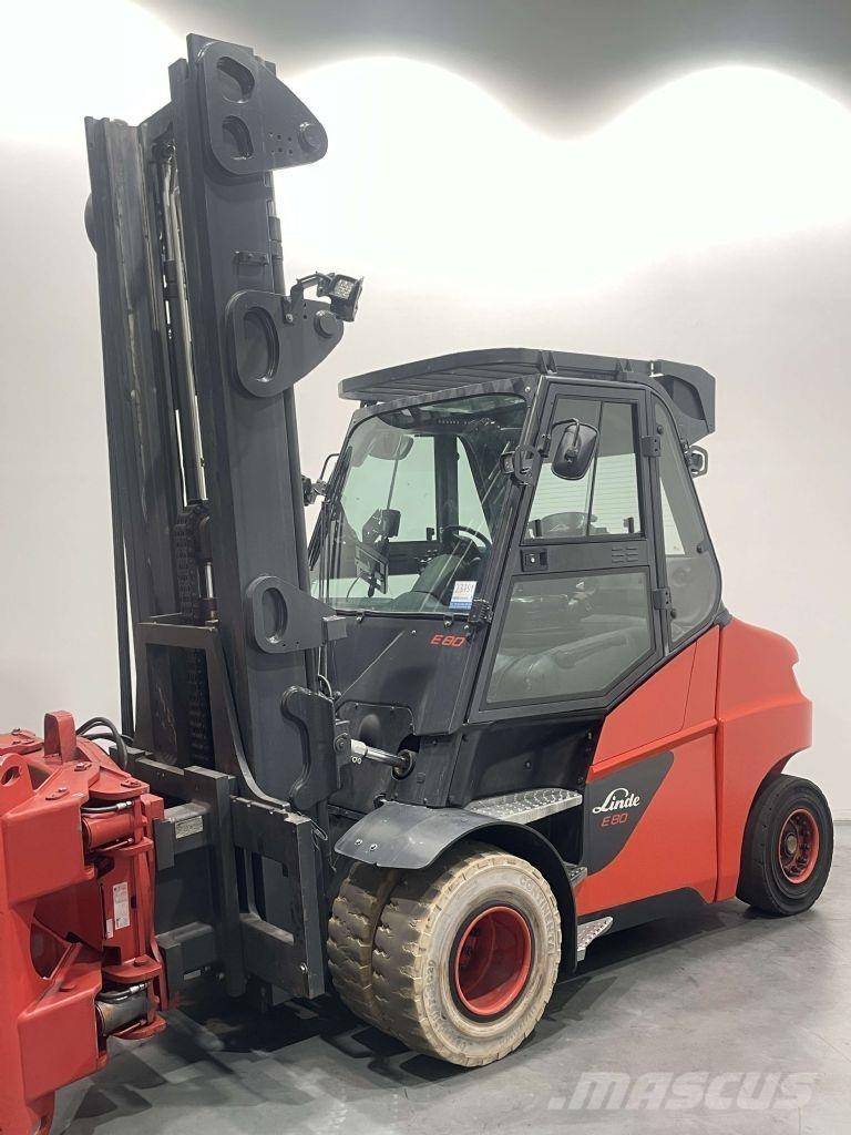 Linde E80-01/900-1279 전동 지게차