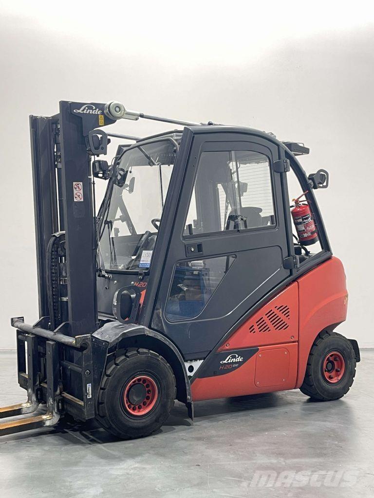 Linde H20D-02/600-392 디젤 지게차