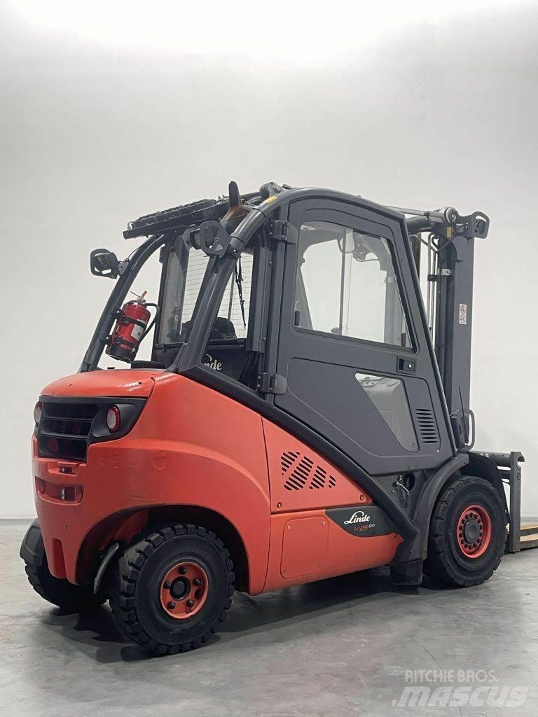 Linde H25D-02/600-393 디젤 지게차